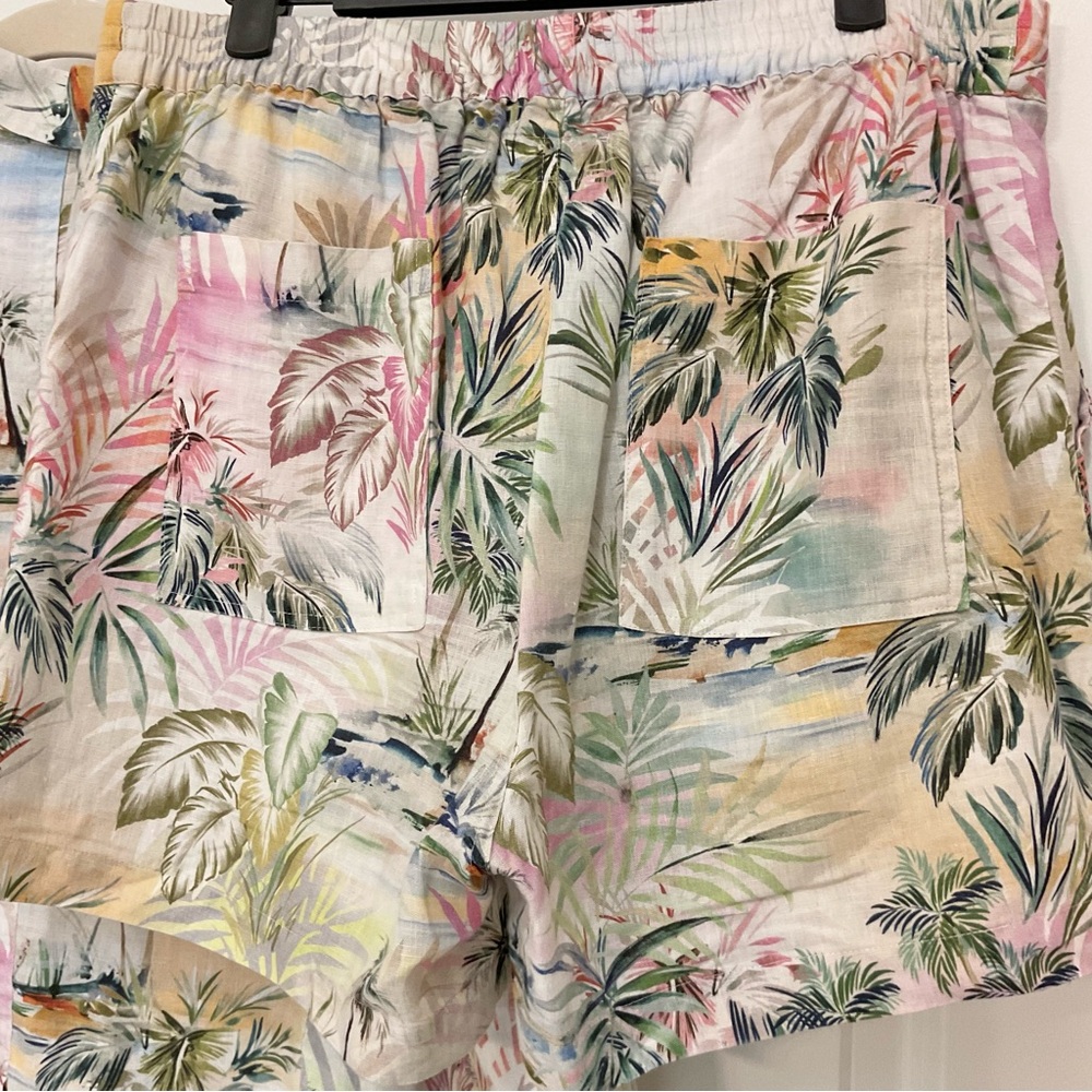 Johnny Was Tropical Linen Jacket & Shorts Set Size M, EUC - Picture 10 of 10